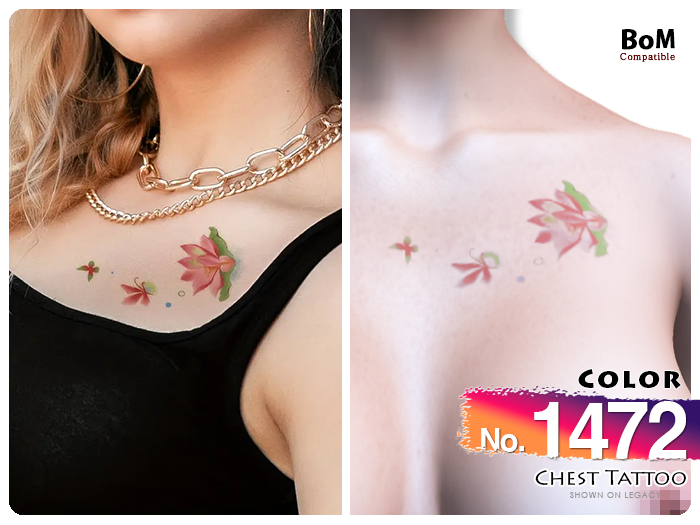 (Chest Tattoo) No.1472 Color