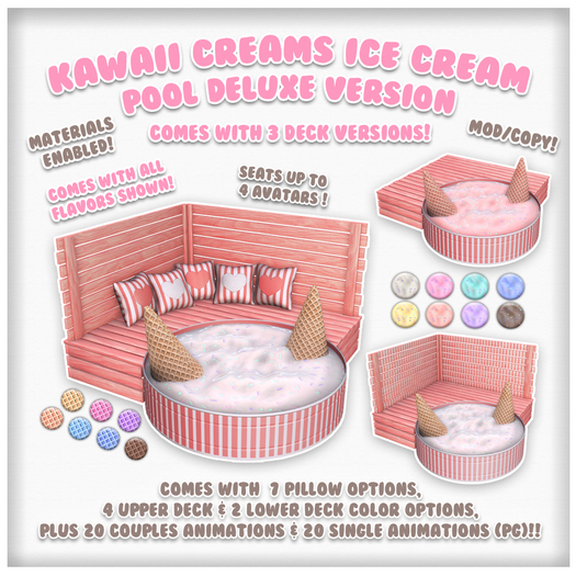 Kawaii Couture - Ice Cream Pool Deluxe - Tang 