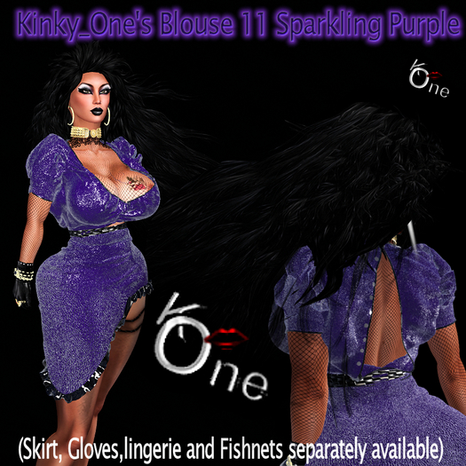 Kinky_One's Kupra Blouse 11 Sparkling PURPLE