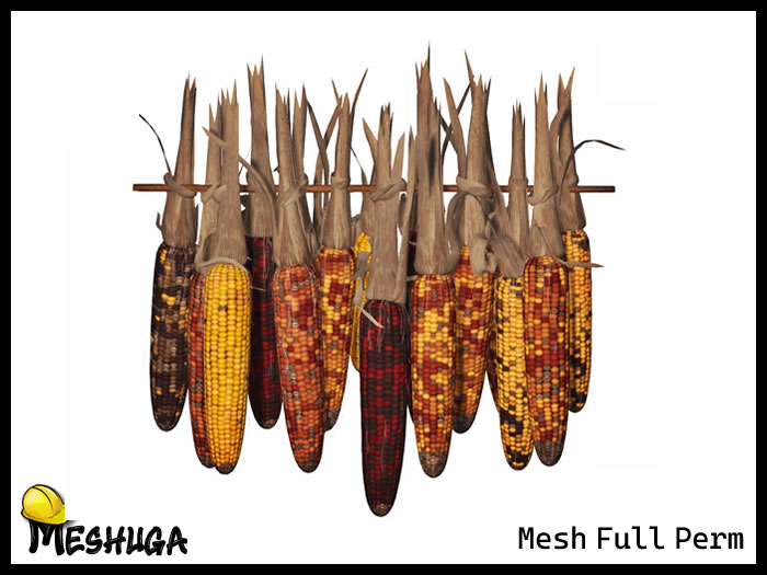 Meshuga Thanksgiving Flint Indian Corn FULL PERM MESH 