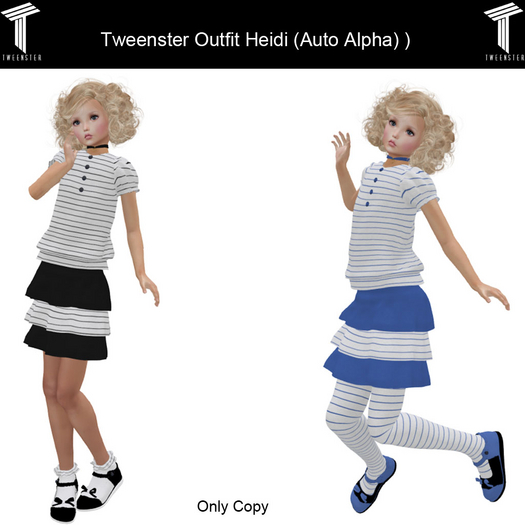 Tweenster Outfit Heidi (Auto Alpha) Demo