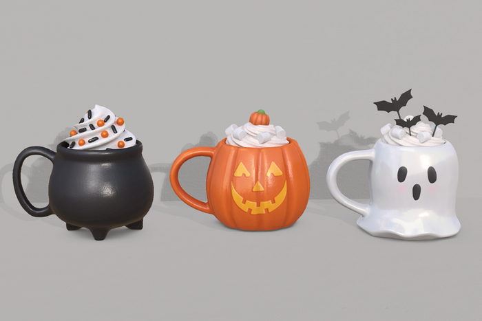 Halloween Mug Set (Decor/Wearable)