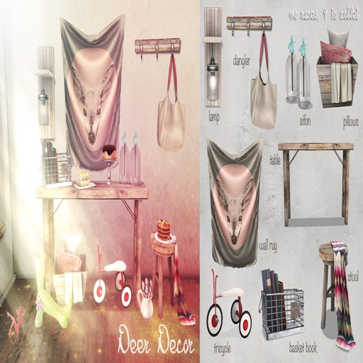 *Tentacio* deer decor. pillows