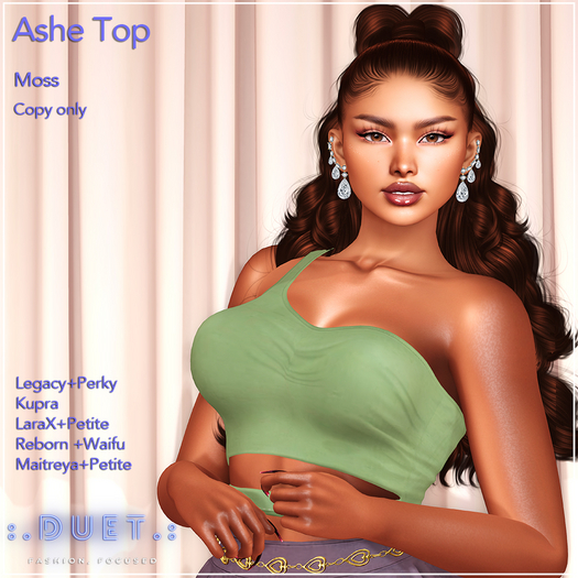 Duet Ashe Top Moss 