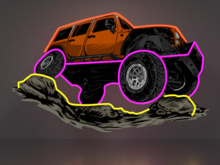 Car 11 Neon picture Full Permission