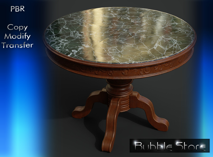 Bubble - PBR Decor Table Full Perm