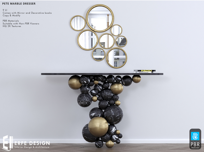 Pete Marble Dresser PBR 9 LI [Erfe Design] *
