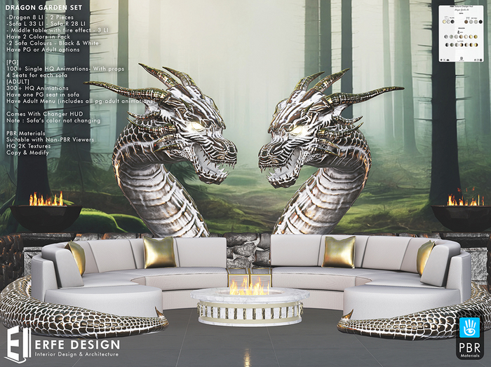 Dragon Garden Set PBR PG FULL PACK [Erfe Design]*