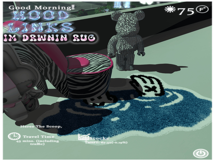 {HL} IM DRWNING RUG