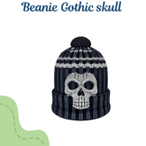 !MB! Beanie Gothic skull