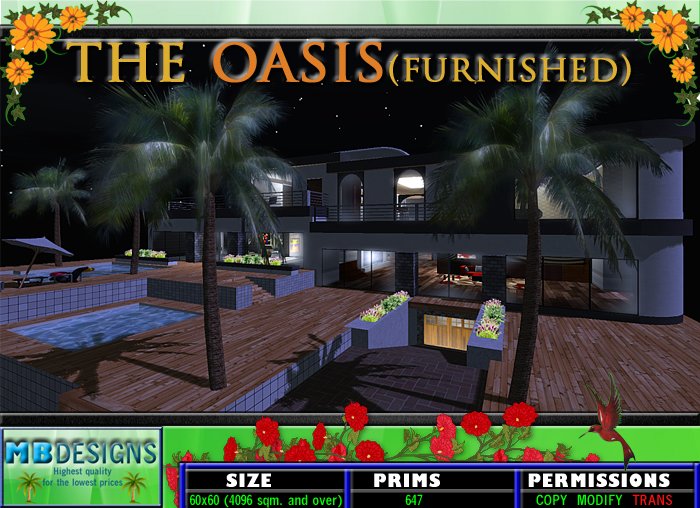 Oasis Mansion - Furnished