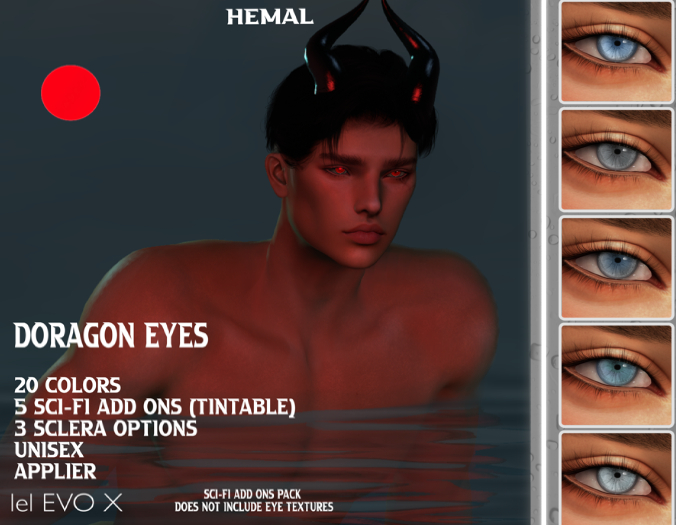 [HEMAL-DORAGON EYES BLUE]