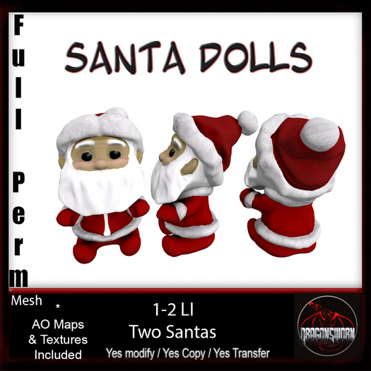 Full Perm Santa Doll