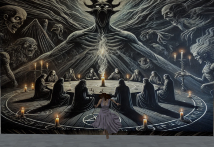 Mural Backdrop - Secret Society Seance (Boxed)