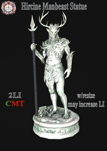 *LKK* Hircine Manbeast Statue  
