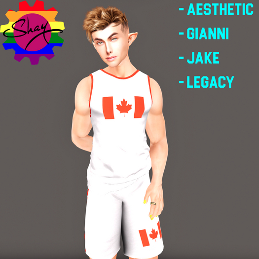 Canadian Flag Tank & Shorts