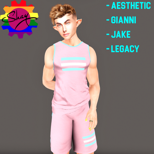 Trans Flag Tank & Shorts