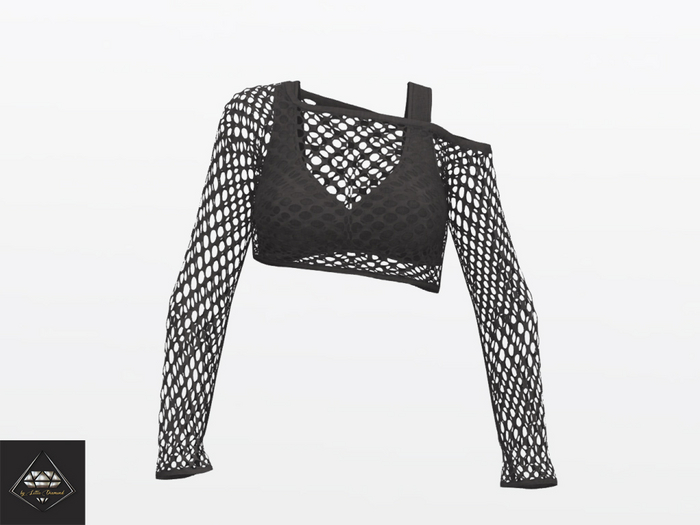-LD- Justina Top/Bra Grey