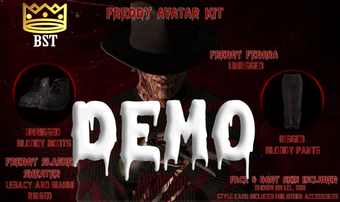 BST - Freddy Krueger Costume(DEMO)