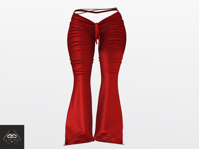 -LD- Justina Jogging/BellyChain Red