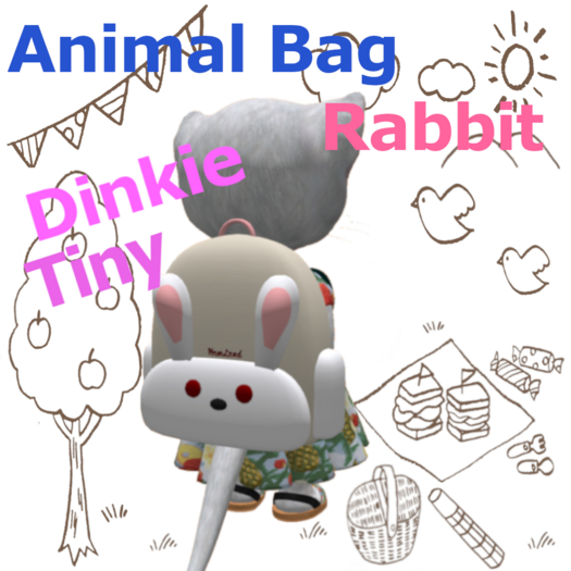 [TL] Animal Bag Rabbit Dinkie Box