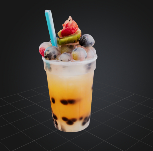Animated Boba Tea (Held HQ)