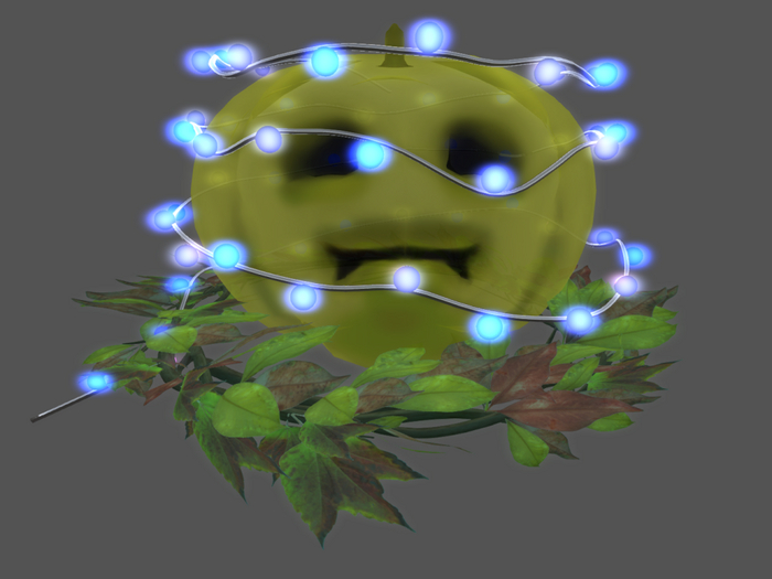 **O::U::T**  PUMPKIN LIGHTS GREEN
