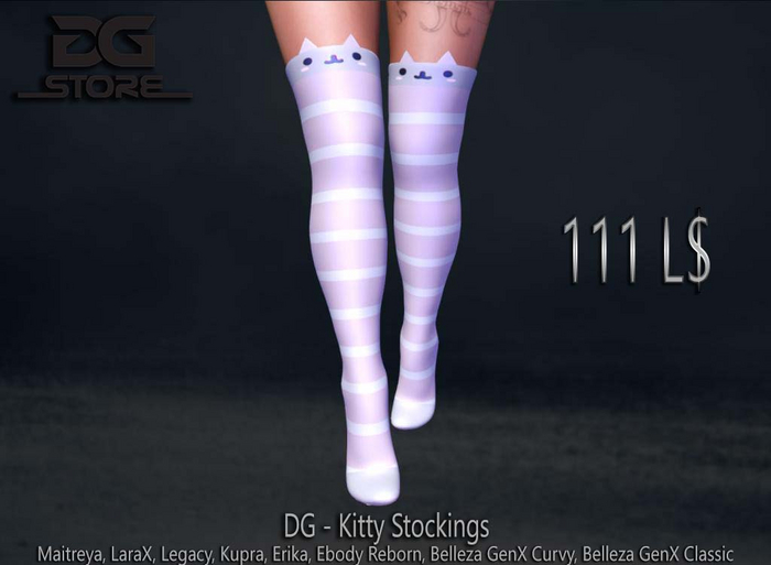 DG - Kitty Stockings - Unpacker
