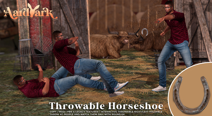 Aardvark : Throwable Horseshoe - Rusty