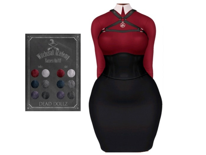 19 Dead Dollz - WItchcraft Academy - Teacher Dress RARE