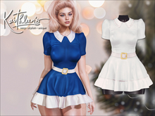 Kaithleen's Carol Sunday School Dress - White