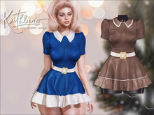 Kaithleen's Carol Sunday School Dress - Brown