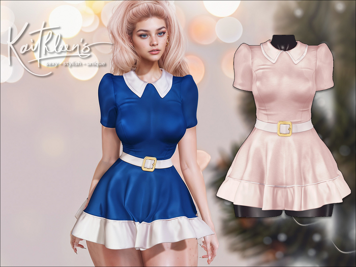 Kaithleen's Carol Sunday School Dress - Blush
