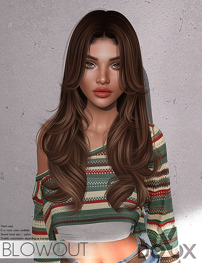 DOUX - Blowout hairstyle [BLOGGER PACK]