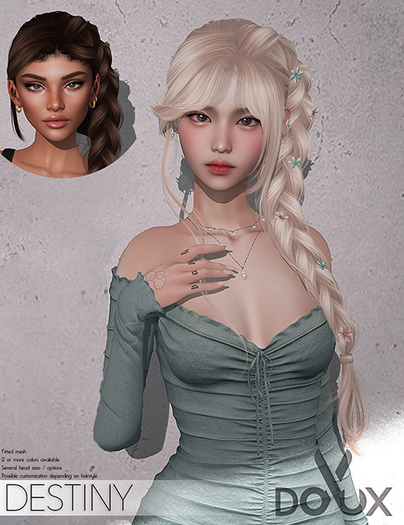 DOUX - Destiny hairstyle [BLOGGER PACK]