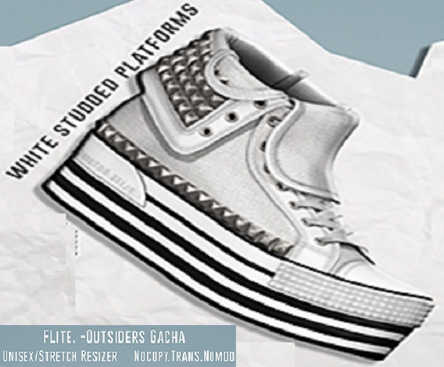 FLite.-Outsiders - Studded White - RARE