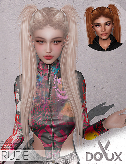 DOUX - Rude hairstyle [BLOGGER PACK]