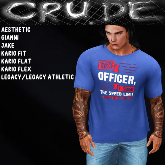 Yes officer, I saw the speed limit. I just didn't see you Men's T-Shirt (MCT) <Wear Me>