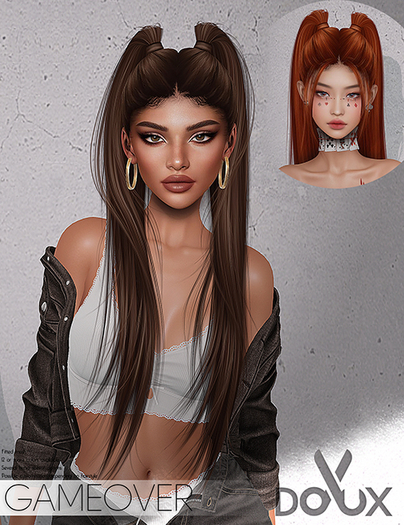 DOUX - Gameover hairstyle [BLOGGER PACK]