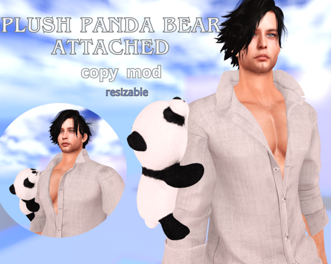 attached Plush Panda