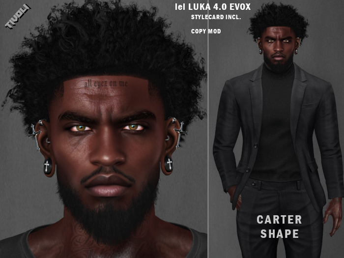 Second Life Marketplace - LELUTKA LUKA SHAPE 4.0 EVOX / TIVOLI INC
