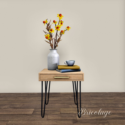 Bricolage Freja End Table & Decor