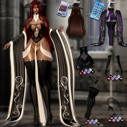 2. Domus X Detention Saivor Set Mounds - RARE