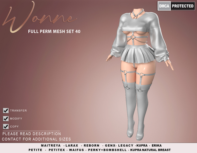 WONNE (40) Full Perm Mesh 