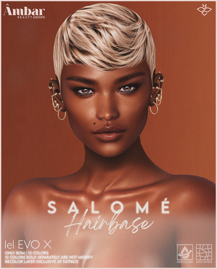 AMBAR BEAUTY - SALOME HAIRBASE - FATPACK (UNPACKER)