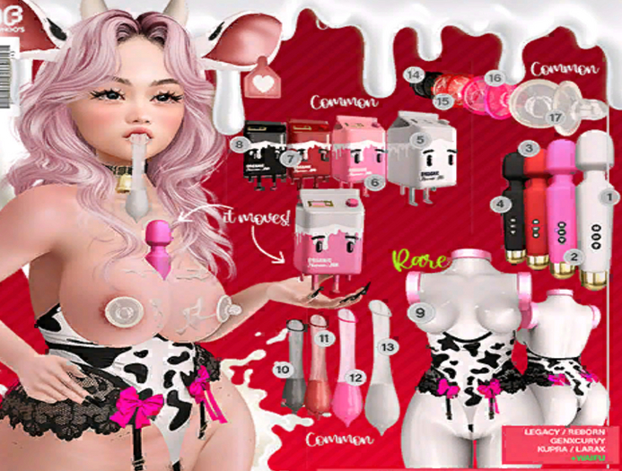 9 [FLA] CowBody - LaraX RARE