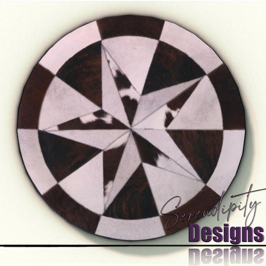 Serendipity Designs - Texas Star Cowhide Rug