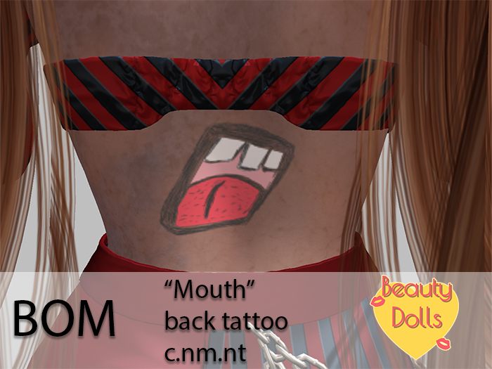 BEAUTY DOLLS - MOUTH TATTOO