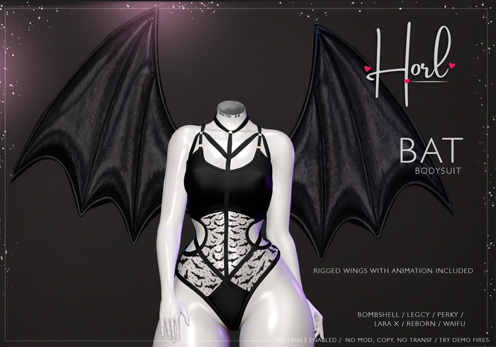 HORL - Bat Bodysuit 