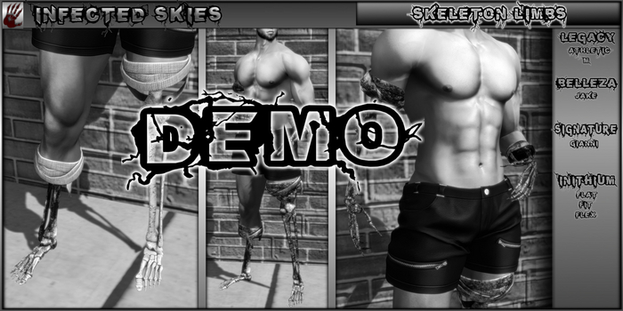 *IS DEMO* Skeleton Limbs Male 